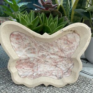 Butterfly Marble and Onyx Bowl